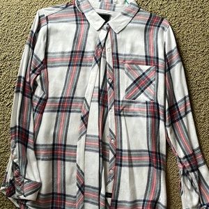 Rails flannel plaid shirt